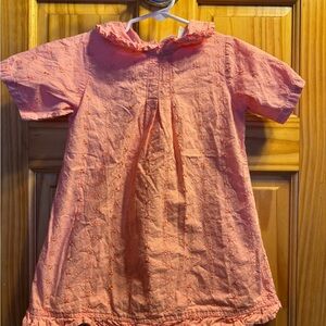 Vintage Sesame Street Coral Ruffled Dress
